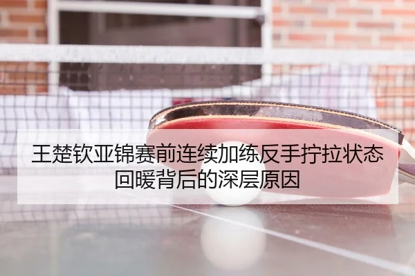 王楚钦亚锦赛前连续加练反手拧拉状态回暖背后的深层原因